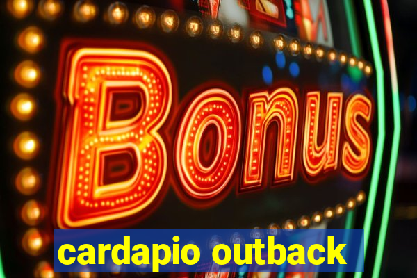 cardapio outback